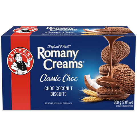 Bakers Romany Creams – Classic Choc 200g