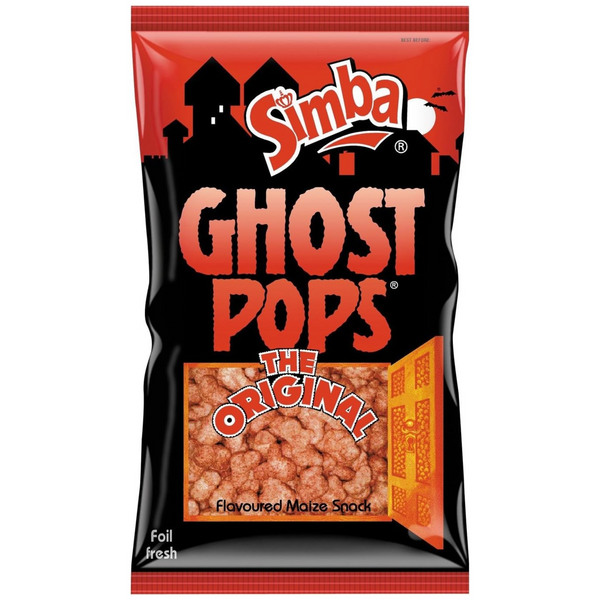 Simba Ghost Pops Original flavoured maize snack 100g bag