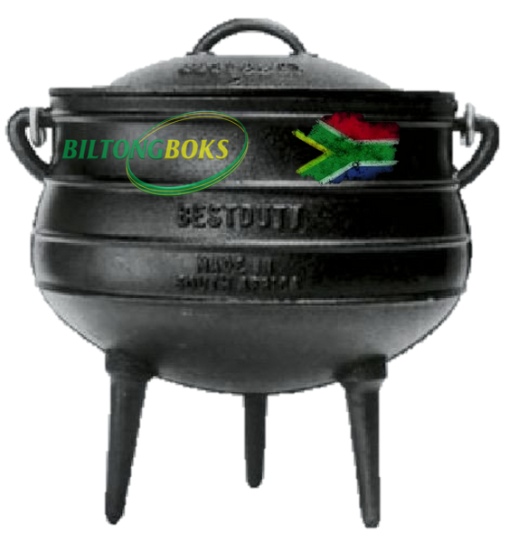 Potjie Pot Size 3 by Best Duty (3 Legs) - Oil Cured